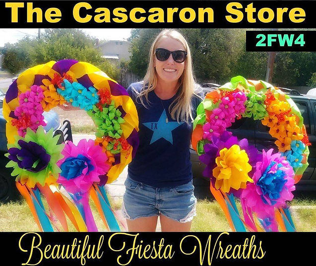 double door fiesta wreath