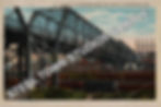 PCR 083 Y-TOWN YOUNGSTOWN SHEET & TUBE VIADUCT ART POSTCARD