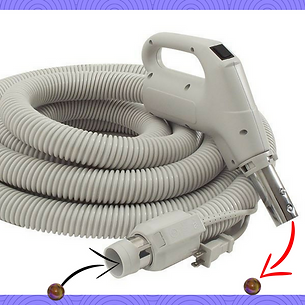 Central Vac Hose clog test