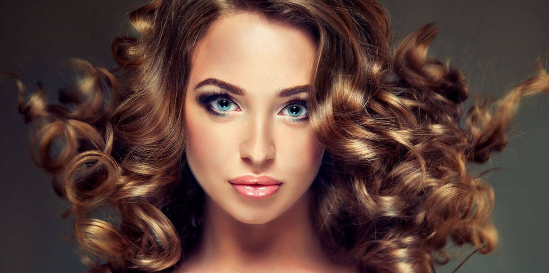 Beautiful Women Face and Hair