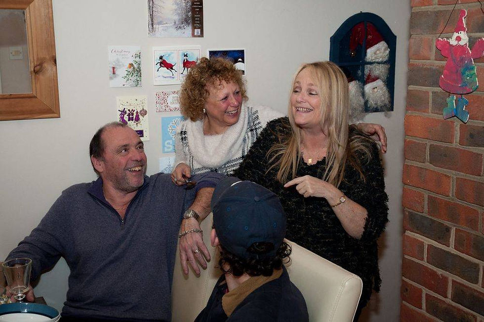 Bob, Liz, Phil, and me