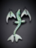Miniature : Dragon mural opaque queue double