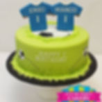 Custom Soccer Team Cake Milwaukee