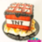 Custom TNT Explosion Cake Milwaukee