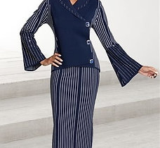 Donna Vinci Knit Skirt 13332