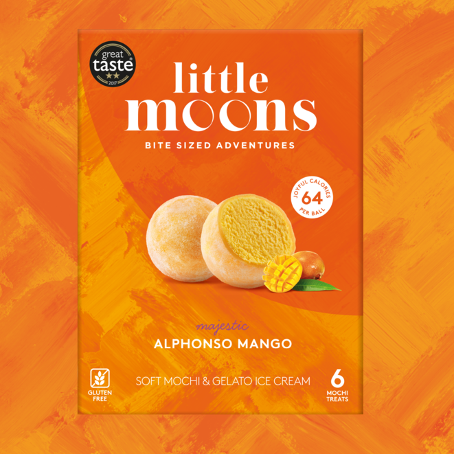 FROZEN - LM Ice-cream Mochi - Mango 6X32G 小月亮霜淇淋糯米糍-芒果