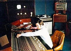 Ron at Sound Affair studios 1978