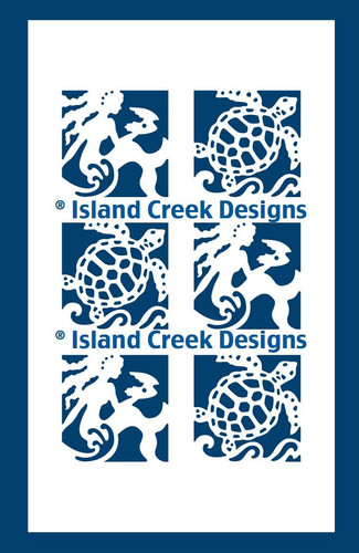 Turtle Panel Railing ® Mermaid & Sea Turtle Tall Gate Panel 60
