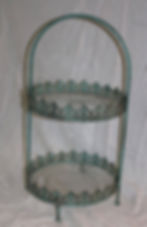 Green Vintage Dessert Stand