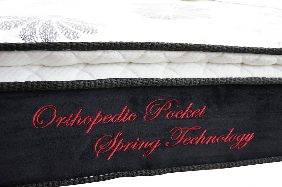 Thumbnail: Solid Natural Pine Double Slat Bed (005) + 23cm Pillowtop Pocket Sprung Mattress