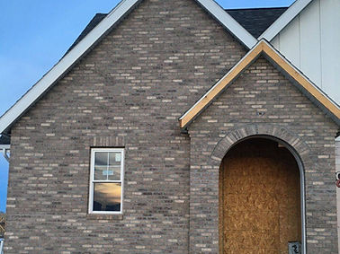 Full Depth Brick Arched Entryway