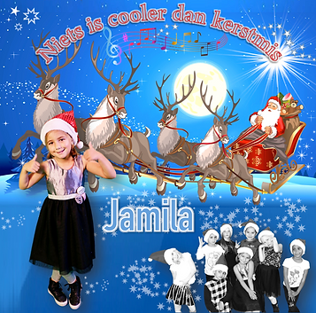 Je eigen Kerst liedje opnemen. kinderfeestje in December Jazzebel music