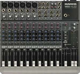 Mackie 1402VLZ 14 Channel Analog Stage Mixer with 6 Mic Inputs and 4 stereo inputs for rent