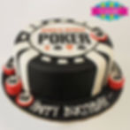 Custom Poker Chip Cake Milwaukee
