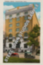 PCR 065 Y-TOWN MASONIC TEMPLE ART POSTCARD