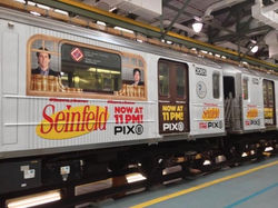 Yo Brooklyn! Jerry Seinfeld Subway Car Mets Yankees