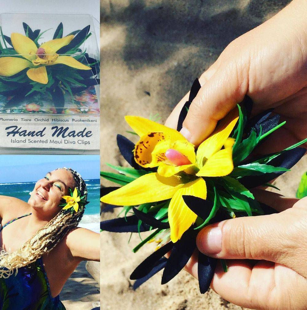 Aviella Aloha Tropical Flower Hair Clip