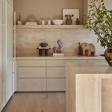 Custom wood cabinets