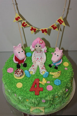 Emily Button & Peppa Pig Cake