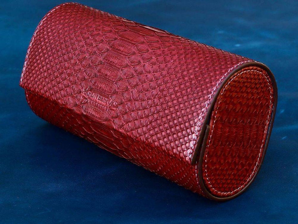 Burgundy python