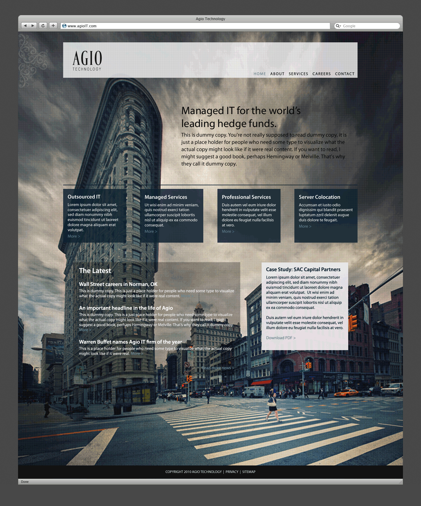 Agio Website