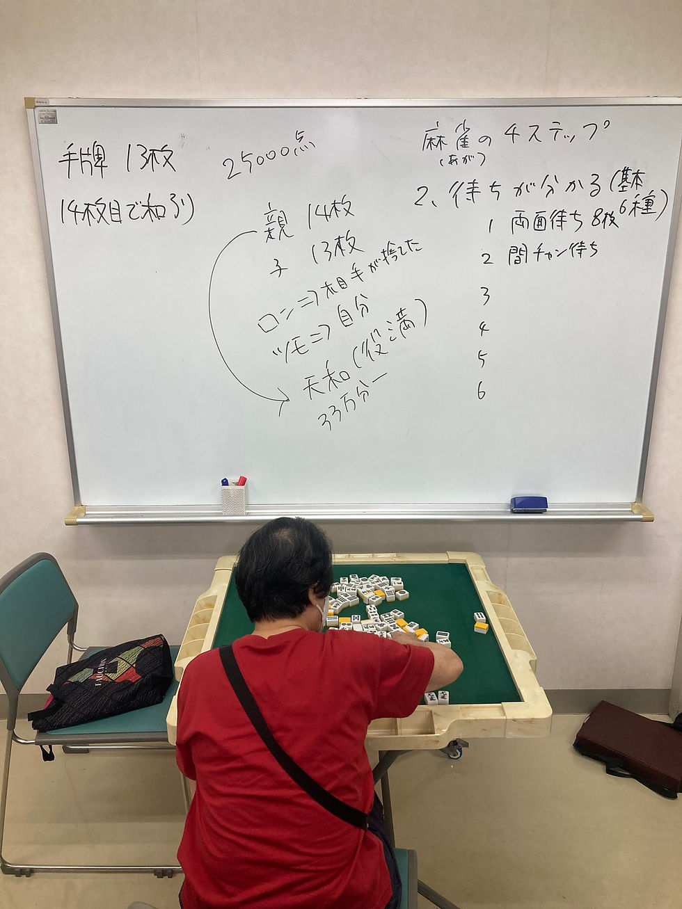 毎週金曜日❣️東村山 市恩多ふれあいセンターでの健康麻雀🀄️です。初心者🔰大歓迎✨全く初めての方でも、一から丁寧に教えさせて頂きます。認知症予防、フレイル予防に、手と頭の体操健康麻雀🀄️老若男女問わず、どなたでもご参加頂けます🎵