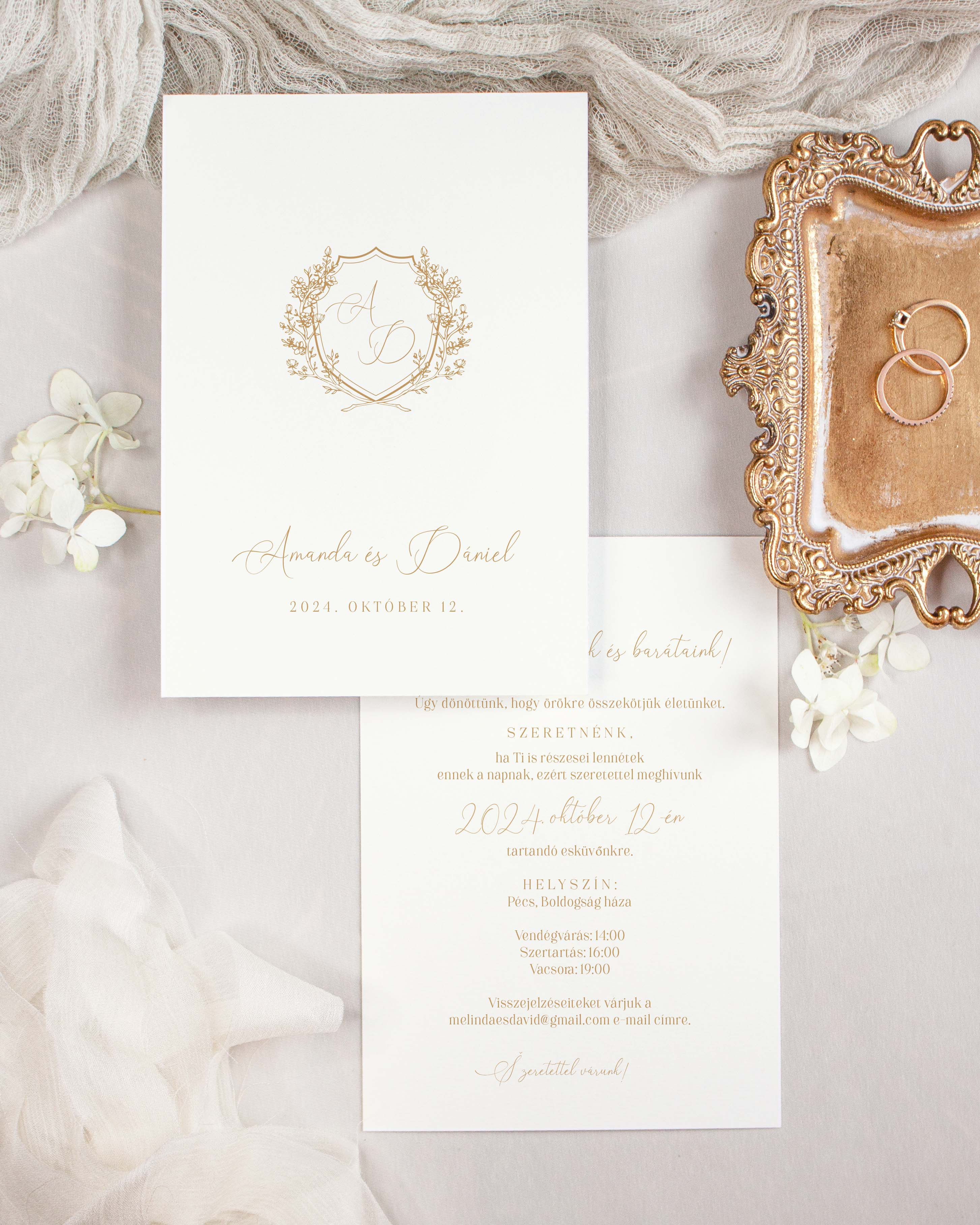 Royal esküvői meghívó