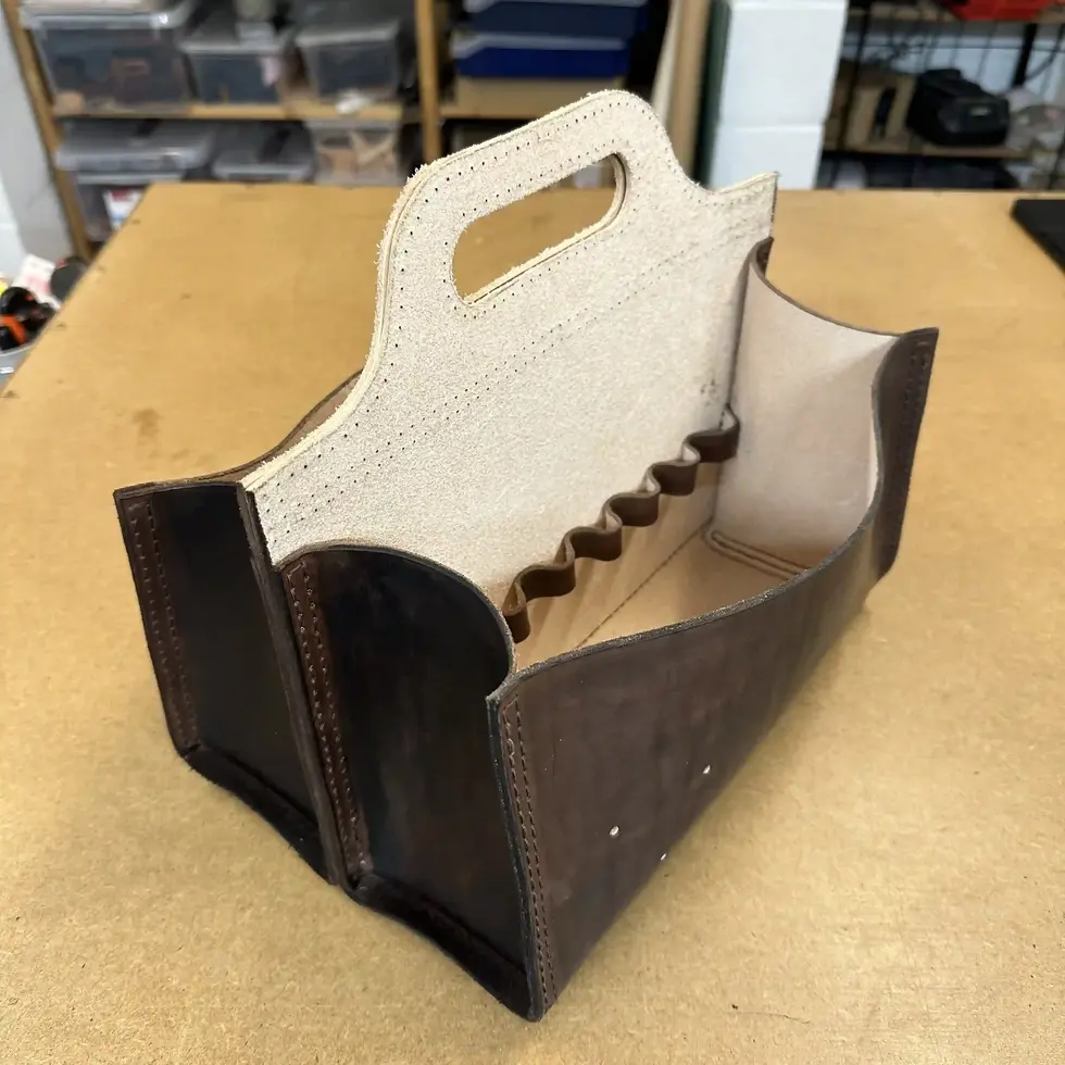 Intérieur de la trousse