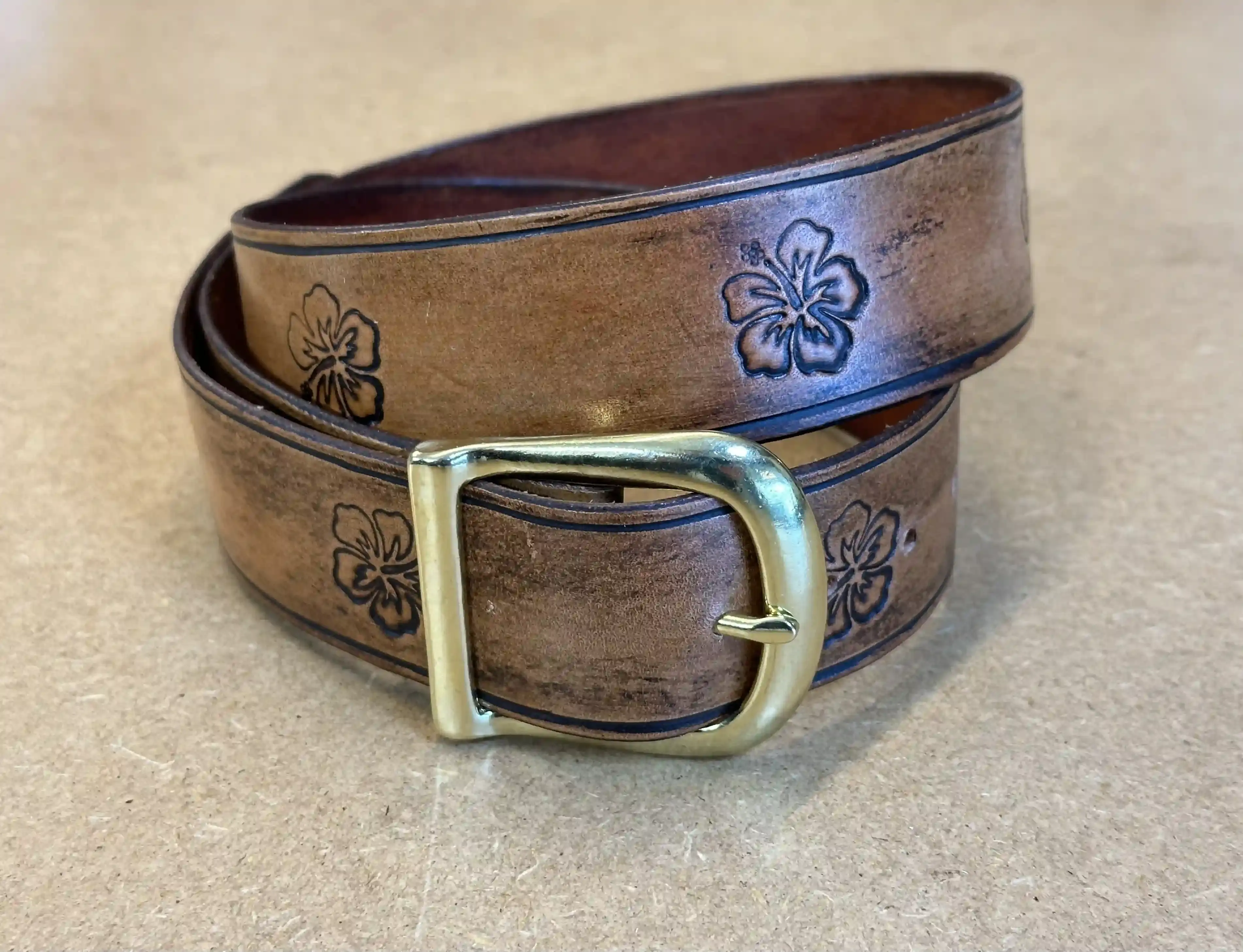 ceinture 4 cm avec motif