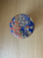 Thumbnail: JAPANESE CHAZUTSU - WASHI TIN TEA CANISTER Mini Ao(Blue)