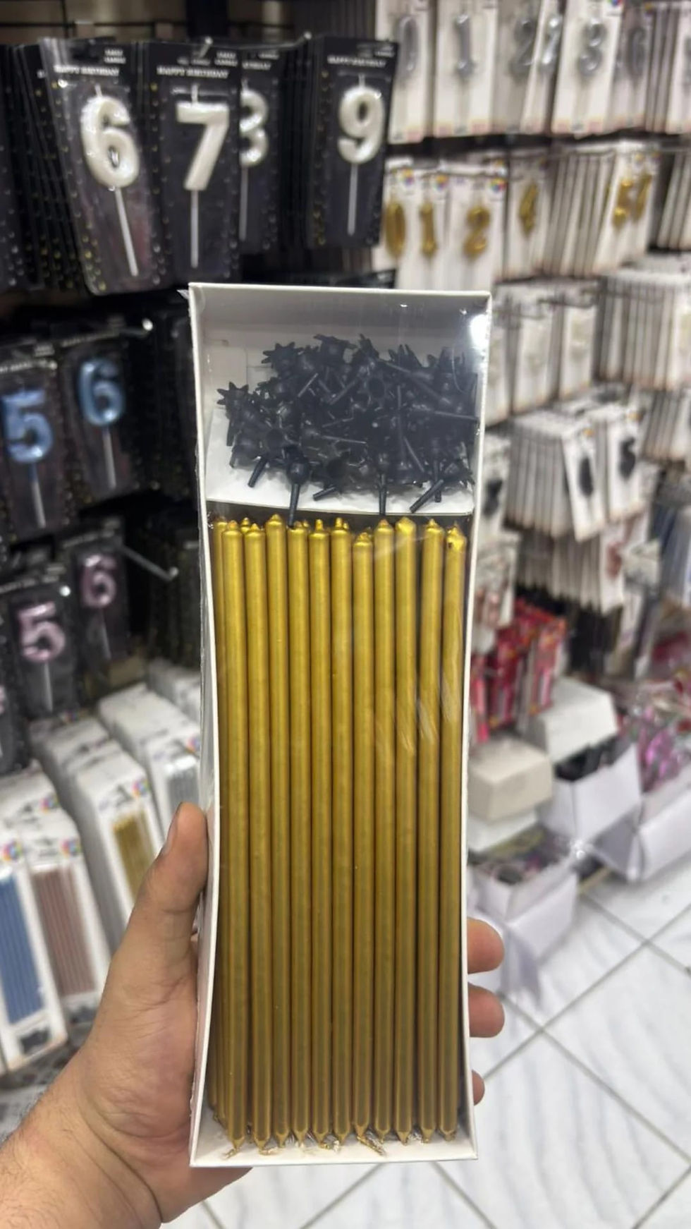 Küçük resim: 100’lü 20 cm Pasta Mumu