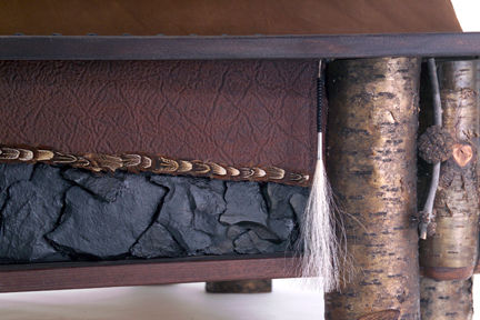 RUSTIC OTTOMAN