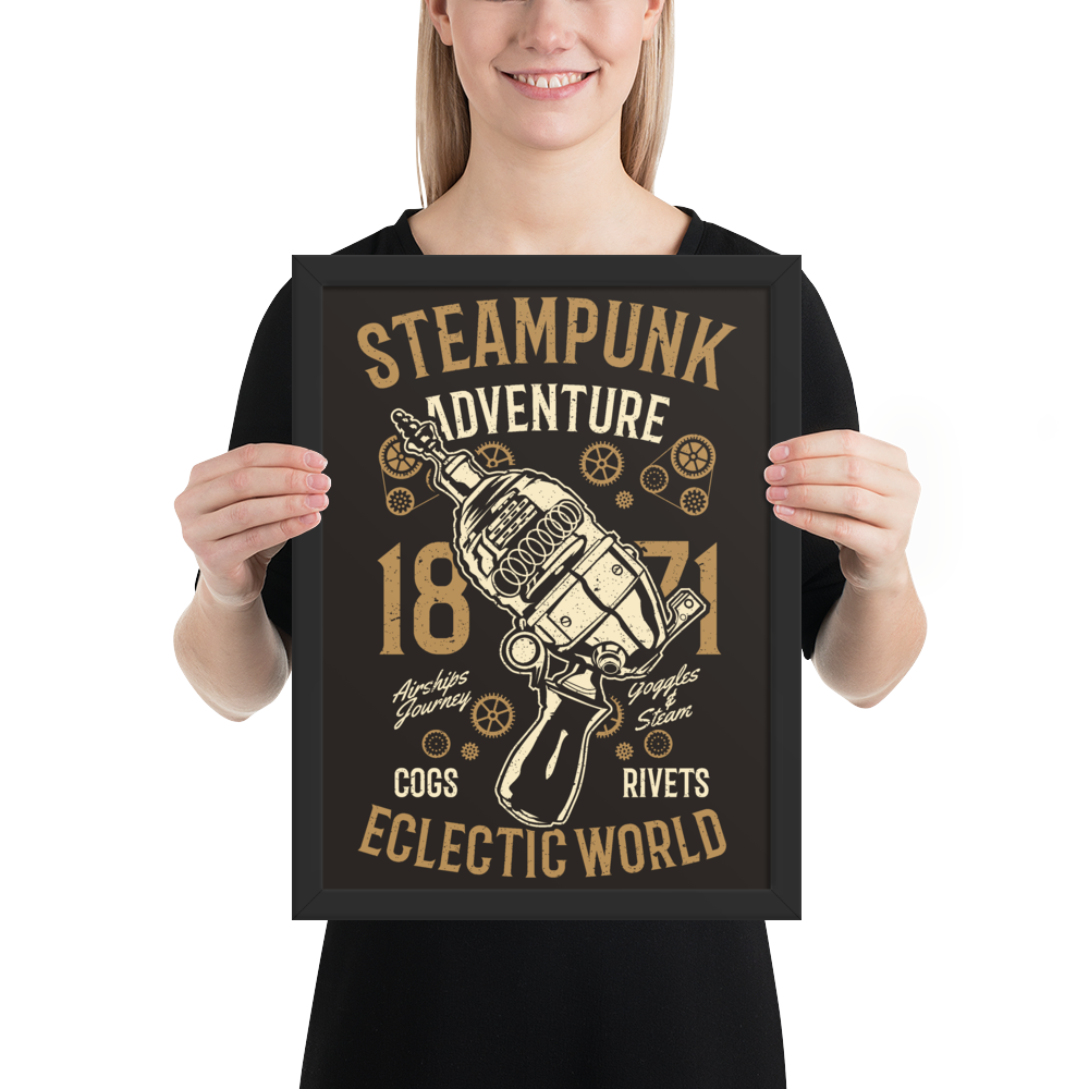 Affiche+cadre Steampunk 3