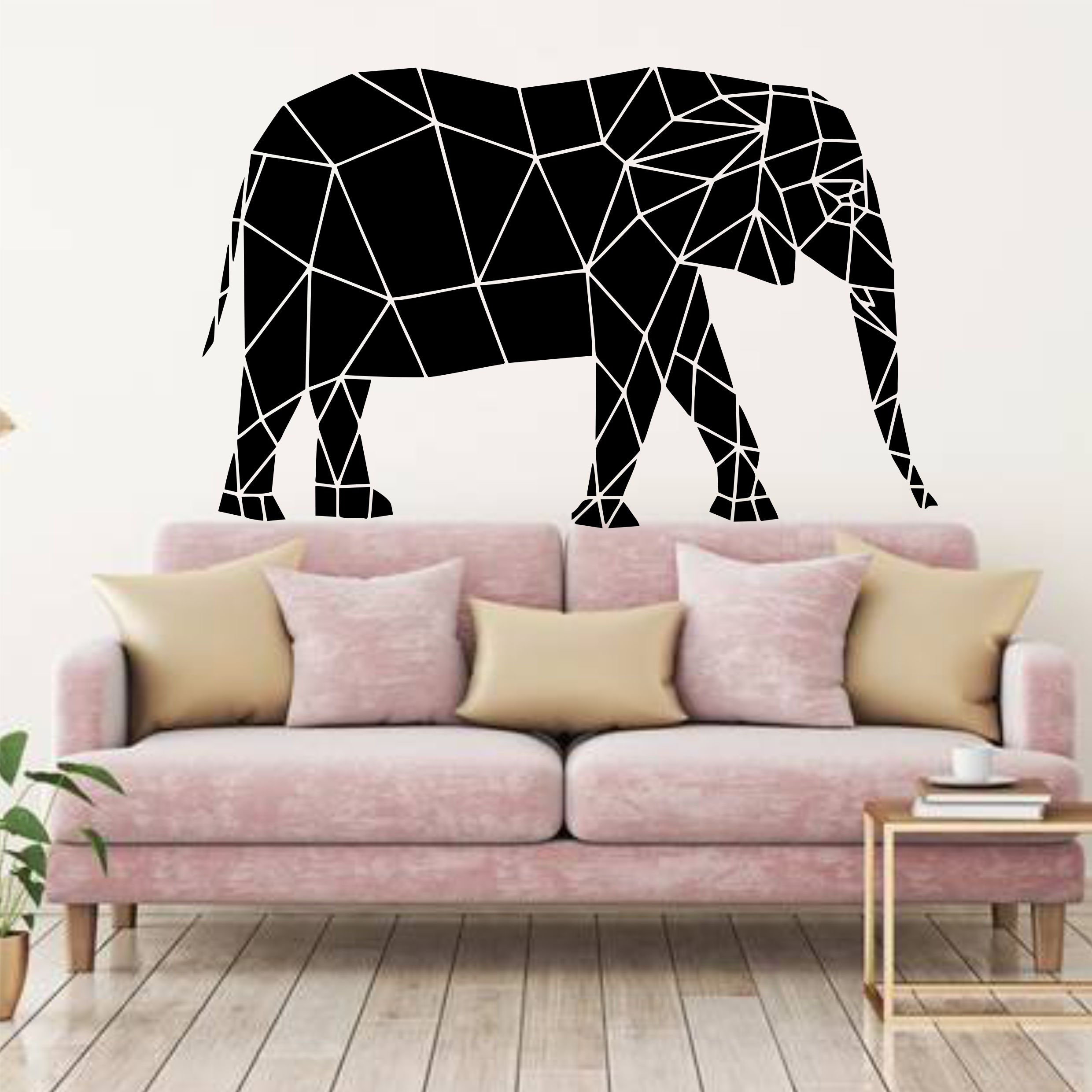 Vinyle Géométrique "éléphant"