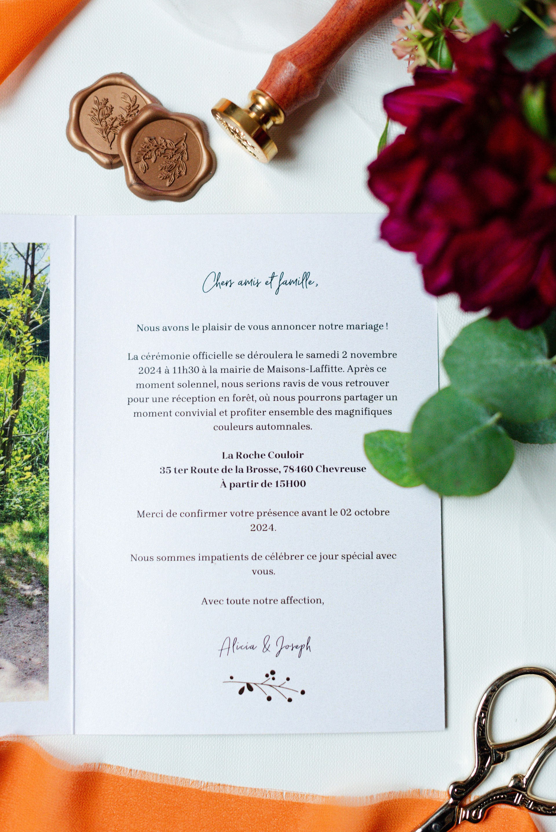 Texte faire-part de mariage