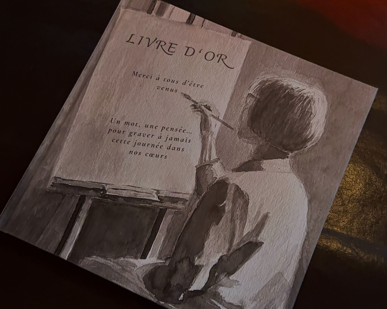 Livre d'or sur mesure