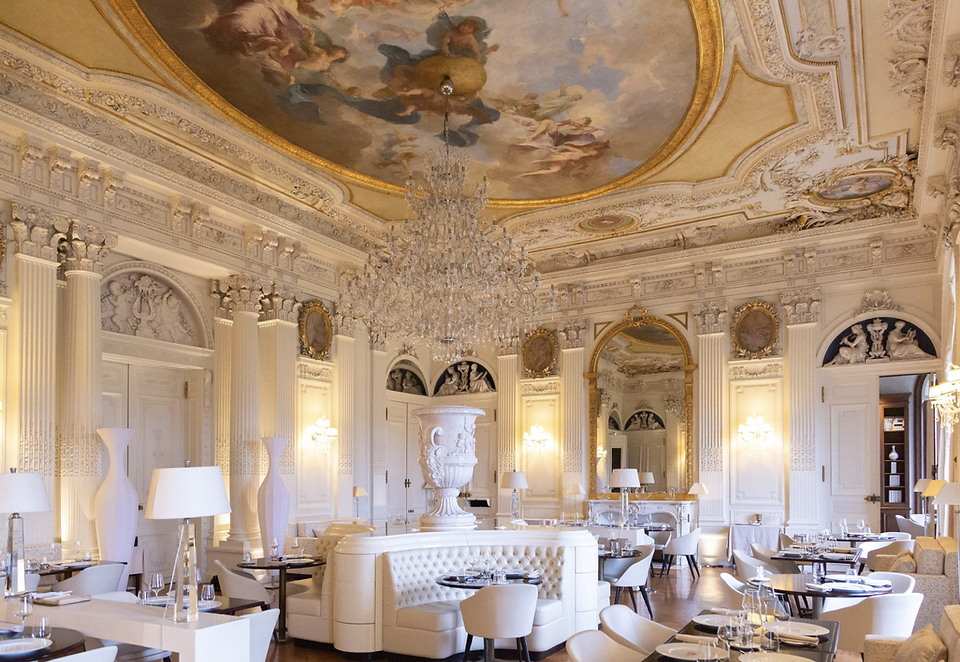 un salon du chateau de Ferrières