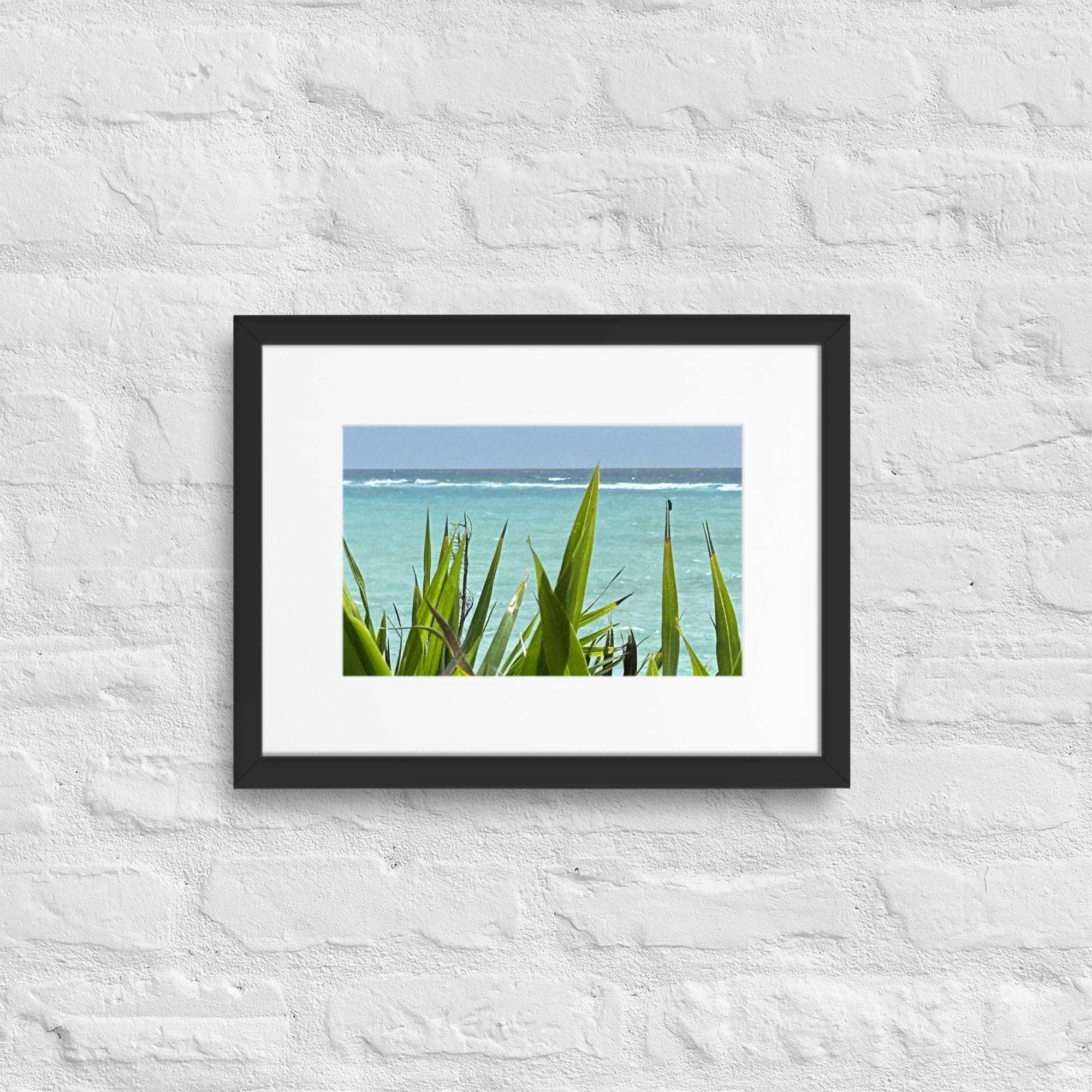 Matte Paper Framed Poster With Mat