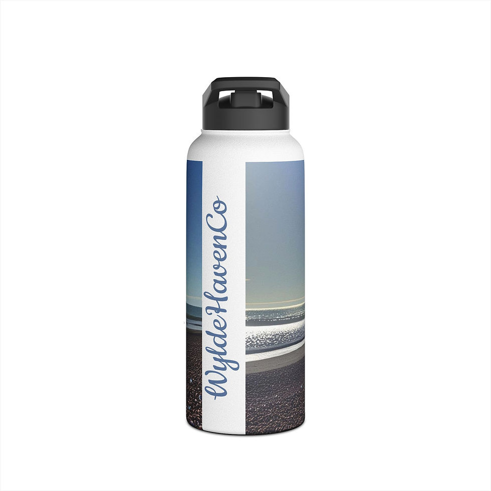 Thumbnail: Coastal Stainless Steel Water Bottle — Hythe Beach