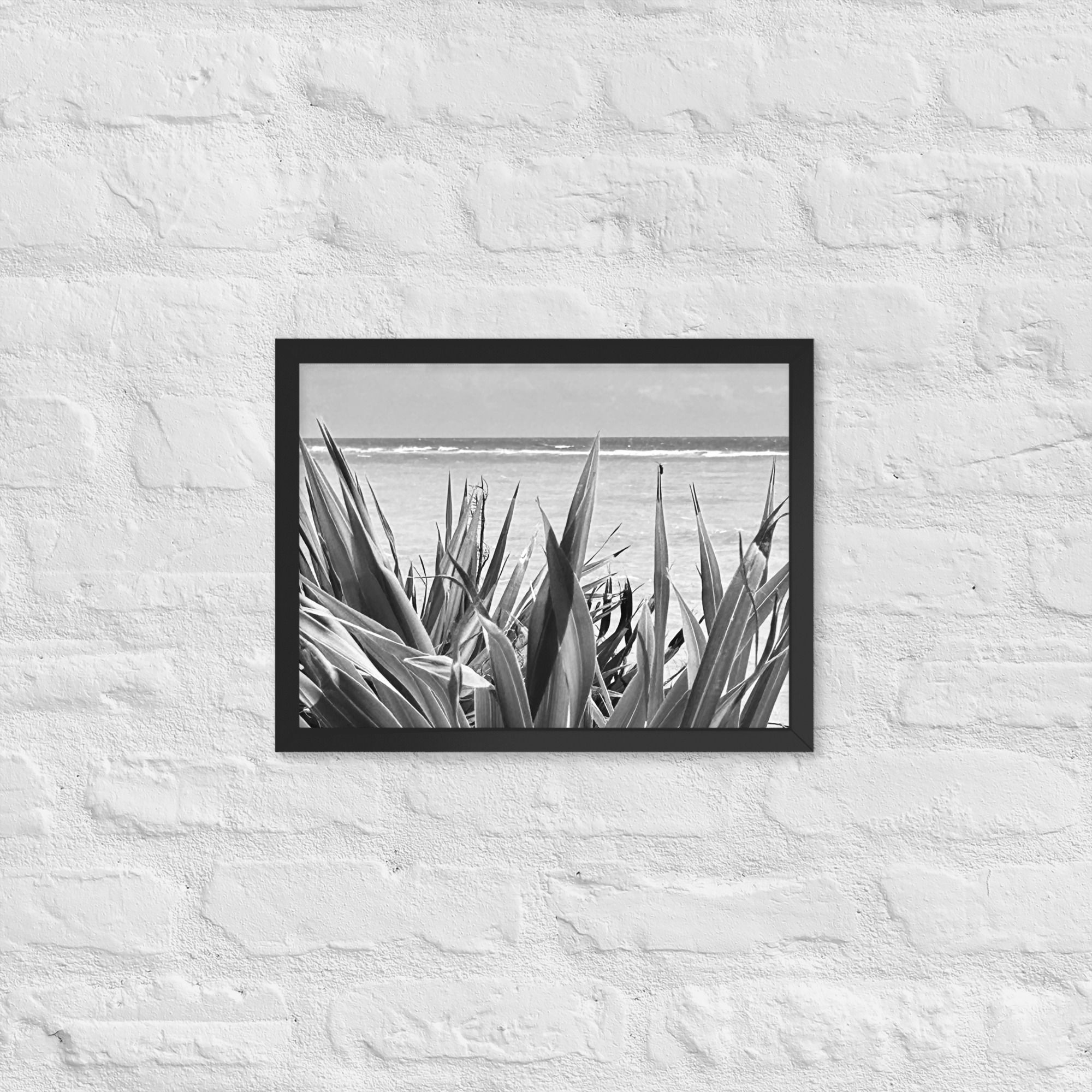Framed poster