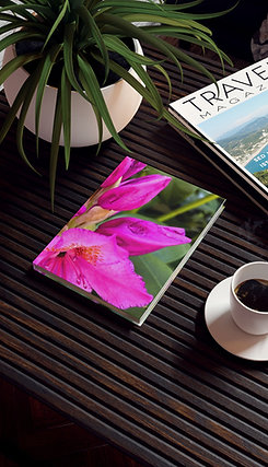 Pink Rhododendron Hardback Journal — Floral Notebook for Notes & Gifts