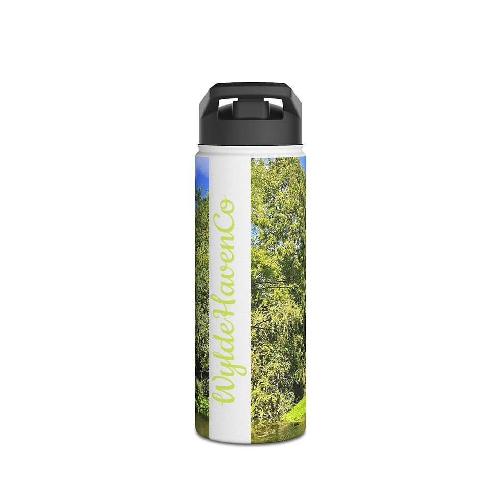 Thumbnail: Nature Scene Stainless Steel Water Bottle 