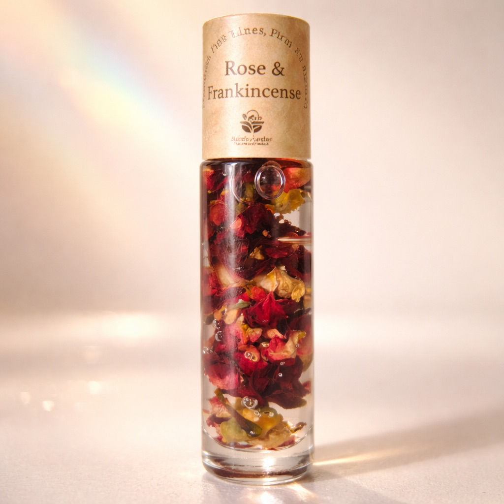 Rose & Frankincense Essential Oil Roller