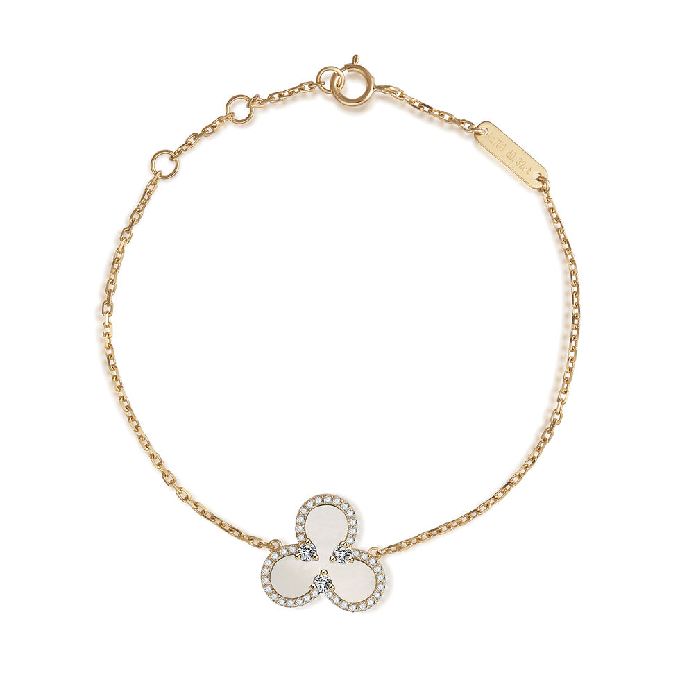 Thumbnail: Notre-Dame Collection White Pearl Shell Edition Bracelet