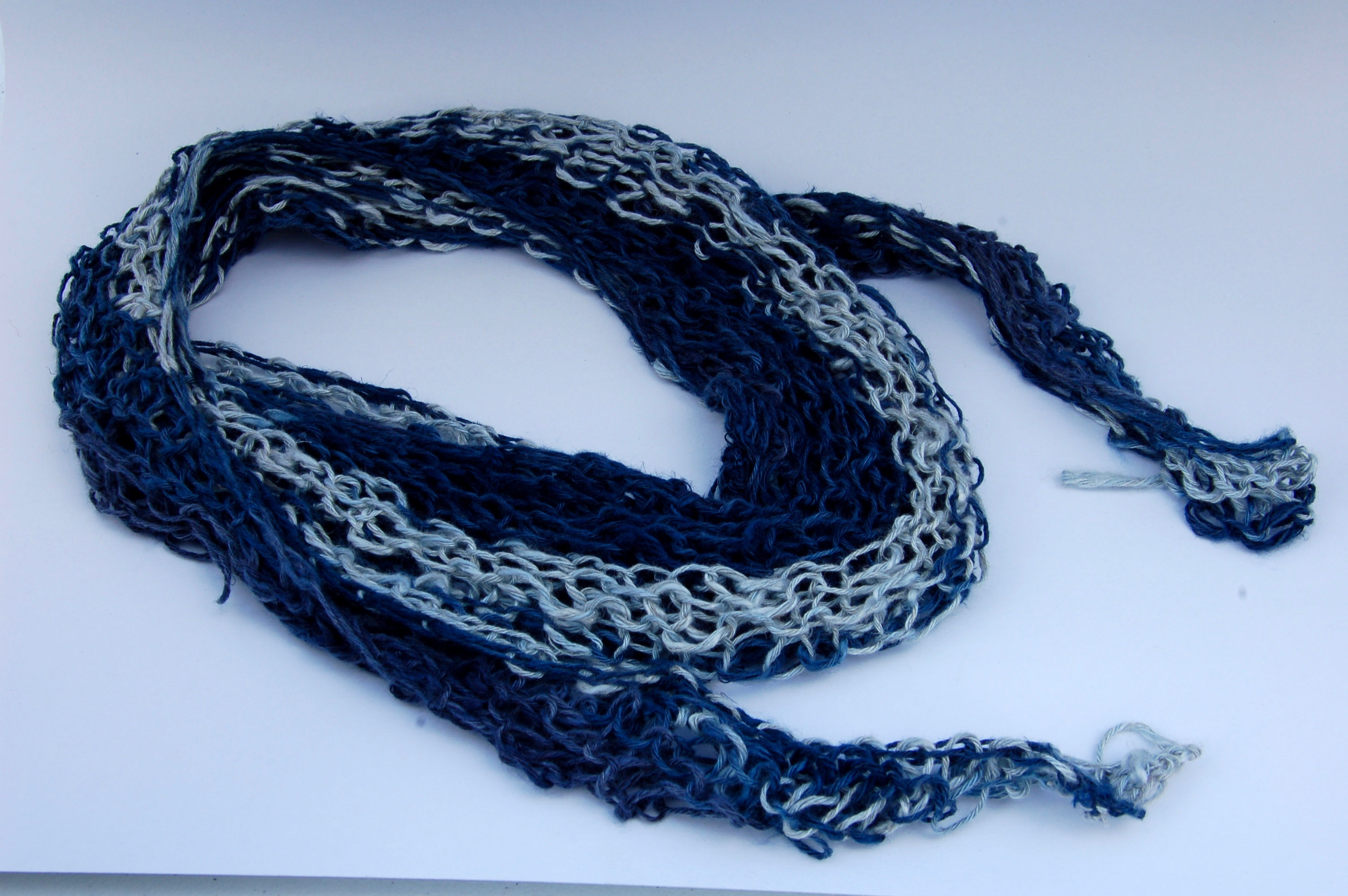 Linen Scarf: Ocean