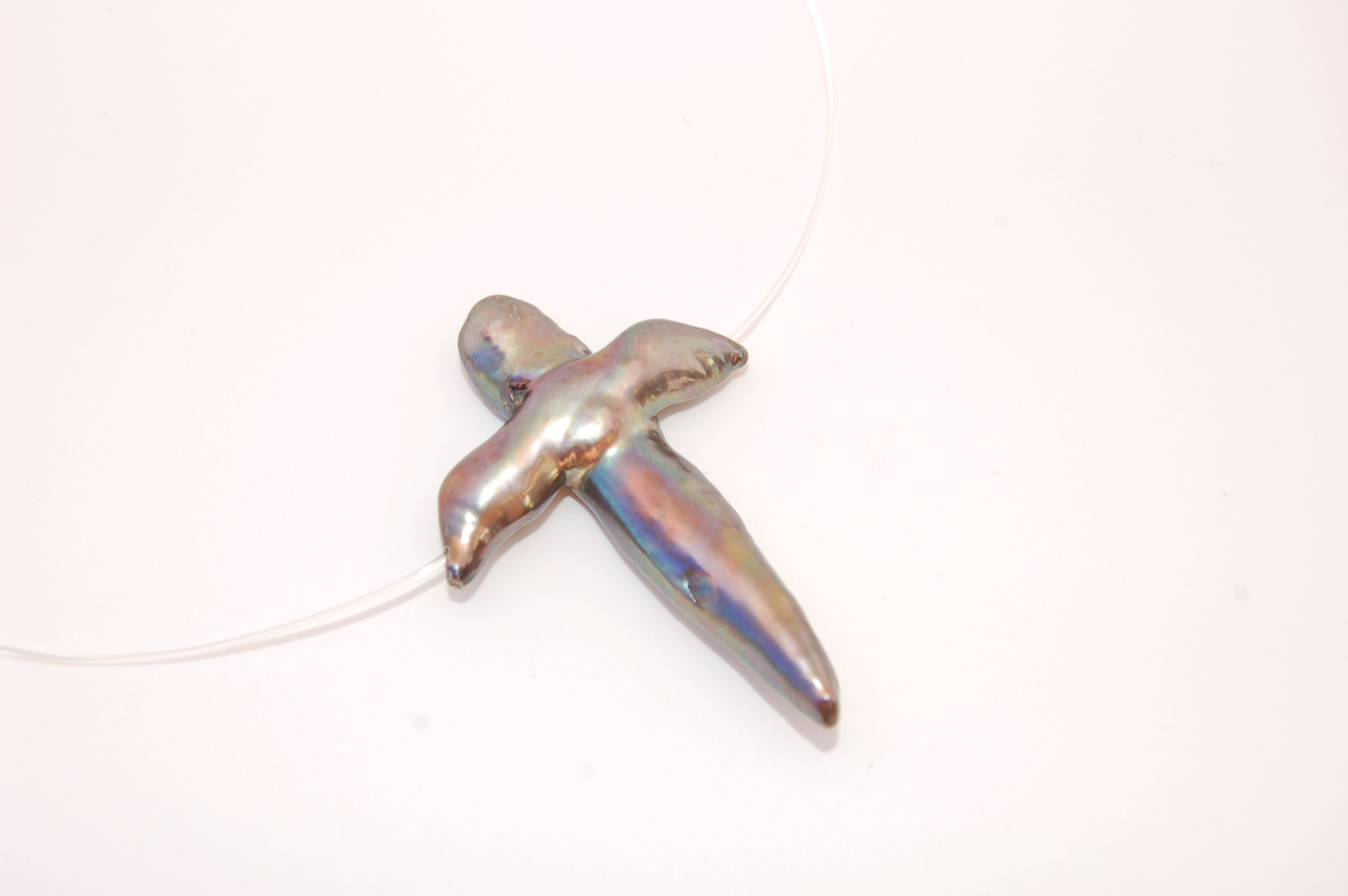 Floating Pearl Cross