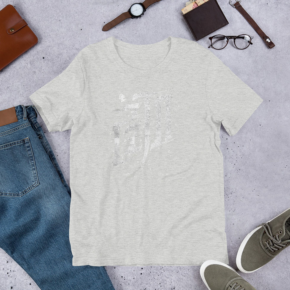 2ZTD Grunge Calligraphy T-Shirt