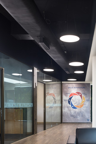 converging corner of Grundfos office