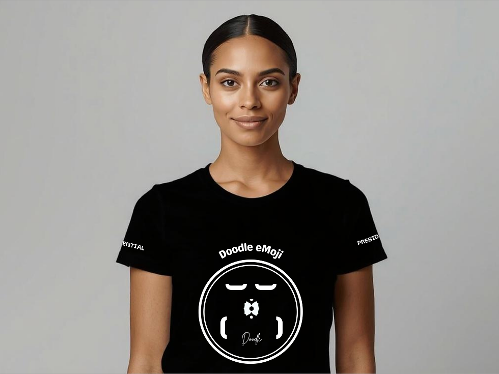 Presidential - Doodle Emoji, Unisex Heavy Cotton Tee, Casual Wear