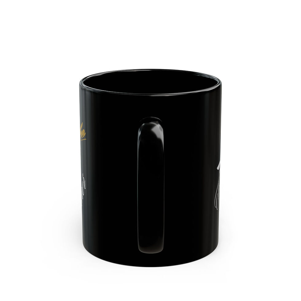 Thumbnail: Family Butterfly Mug — Gift for Those Friends - Fist Bump Coffee Cup (Black)